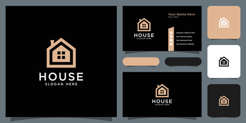 home logo vector design concept