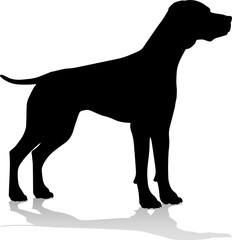 Dog Silhouette Pet Animal