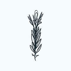 Fototapeta premium Hand drawn abstract imagination plant