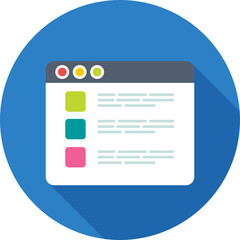 Web Interface vector Icon 