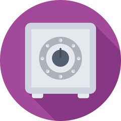 Locker Colored Vector Icon