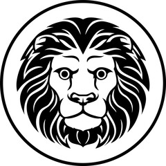 Obraz premium Leo Lion Astrology Horoscope Zodiac Sign