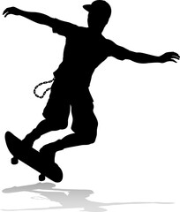 Skater Skateboarder Silhouette © Christos Georghiou