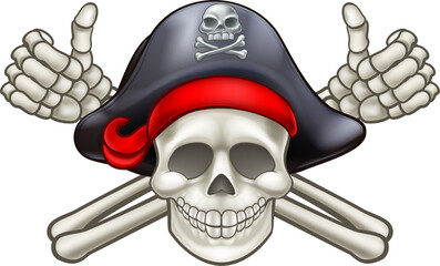 Pirate Skull and Crossbones