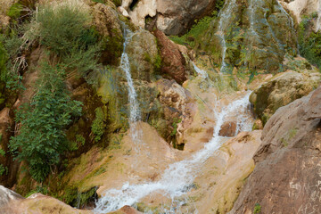 The Guadalquivir river as it passes through the Utrero ridge in the Sierra de Cazorla, Segura and...
