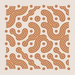 Color truchet tiling connections illustration