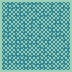 Fototapeta premium Color truchet tiling connections illustration