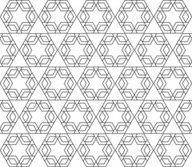 Fototapeta premium Seamless geometric pattern