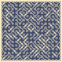 Color truchet tiling connections illustration