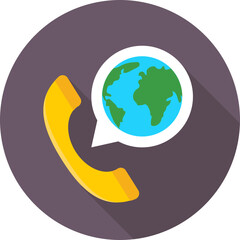 Worldwide Service Vector Icon