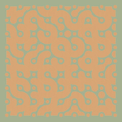 Color truchet tiling connections illustration