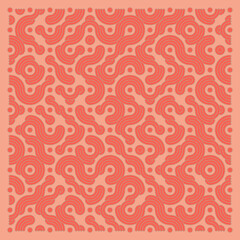 Color truchet tiling connections illustration