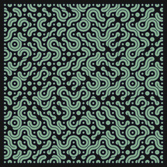 Color truchet tiling connections illustration