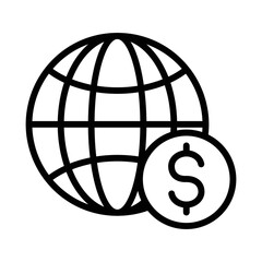 International dollar sign  Vector Icon which is suitable for commercial work and easily modify or edit it
