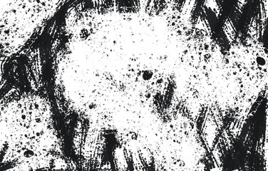 Grunge Black and White Distress Texture.Grunge rough dirty background.For posters, banners, retro and urban designs.
