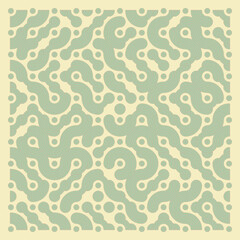 Color truchet tiling connections illustration