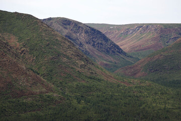 Landscape of Gaspesie National Park, Quebec