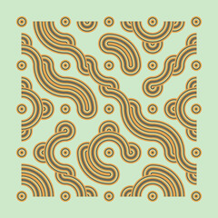 Color truchet tiling connections illustration