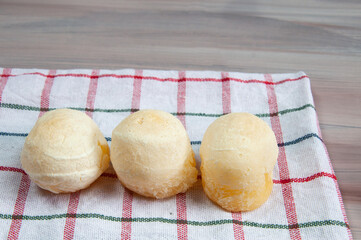 delicious pão de queijo on the table