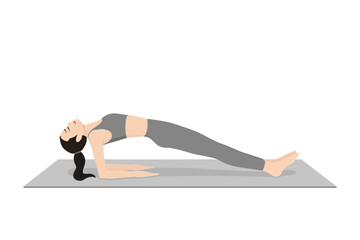 Upward Plank Pose Forearms, Kona Purvottanasana