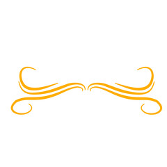 Vintage swirl caligraphy