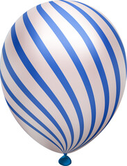 realistic chrome balloon 3d