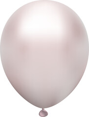 realistic chrome balloon 3d