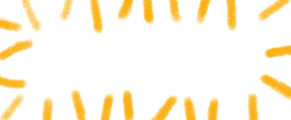 Colorful hand drawn with cute grunge square frames and borders for kids products.