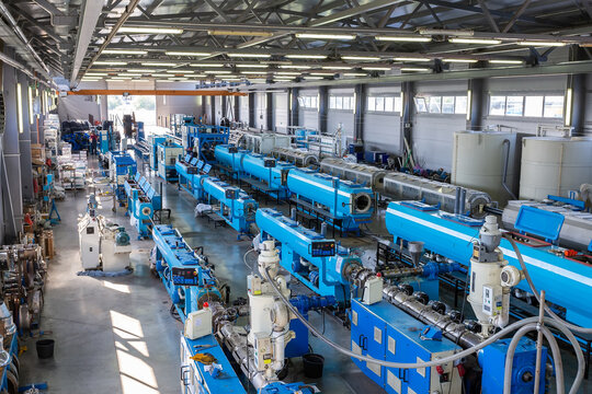 conveyor plastic pipe polymer production line