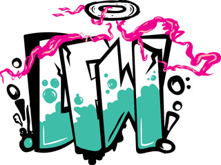 graffiti on the street