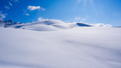 Snowy mountain