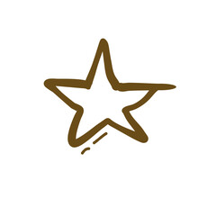 Doodle one star