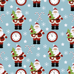 New year Merry Christmas tree Santa Candy cane