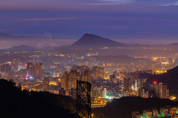 Superb sunrise landscape from Zhitan area