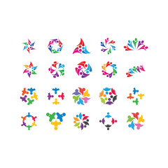 Community logo and symbol vector