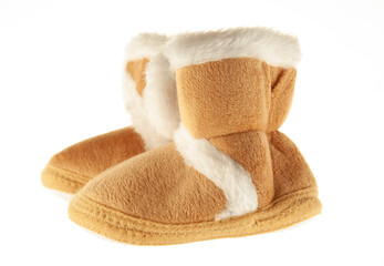 image of baby shoes white background