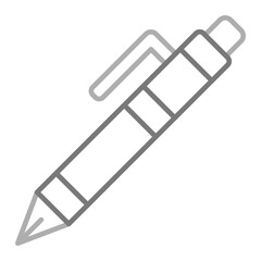 Pen Greyscale Line Icon