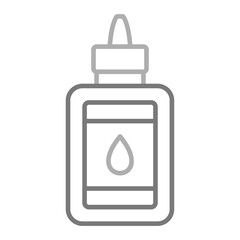 Glue Greyscale Line Icon