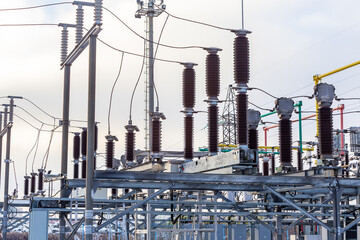 Electrical transformer, equipment for stepping up or stepping down voltage, high voltage power plant