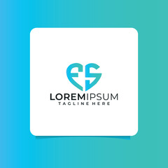  fs letter design for logo and icon.az typography for technology, business and real estate brand.az monogram logo.vector