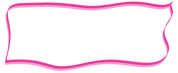 frame with bow and  ribbon. Decorative holiday frame.