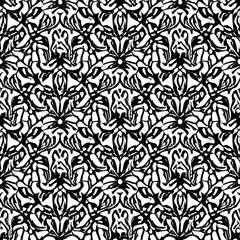 モノクロフローラルパターンテクスチャ_02