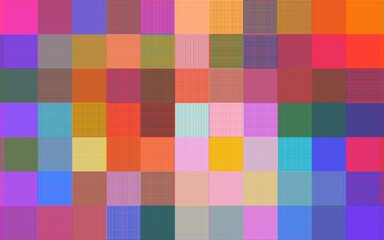 Colorful plaid seamless pattern. Gingham seamless background pattern. Seamless colorful herringbone texture for scarf, shirt, flannel, and classic fabric design.