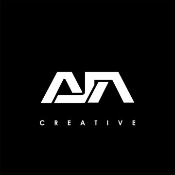 AJA Letter Initial Logo Design Template Vector Illustration