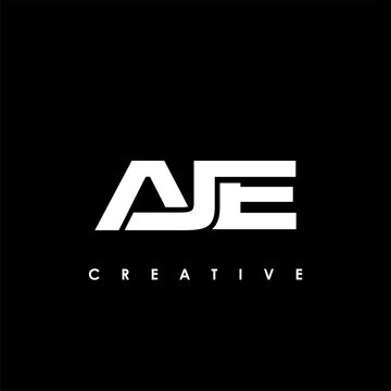 AJE Letter Initial Logo Design Template Vector Illustration