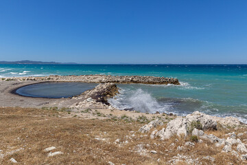 North coast of Corfu island