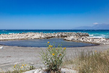 North coast of Corfu island