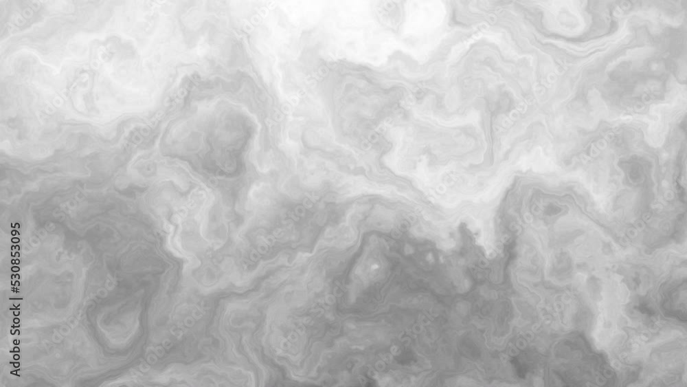 Aufkleber Seamless abstract wavy background for loop playback. Liquid marble 4k.