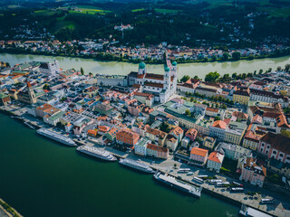 Universitätsstadt Passau von oben