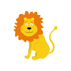 A lion. For use in the design of covers and brochures, flyers, icons, cards and posters.